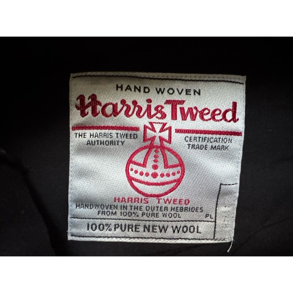 Harris Tweed ASOS Wool Herringbone Trousers Pants Slim Fit Men's 34x28 Brown - Picture 6 of 8